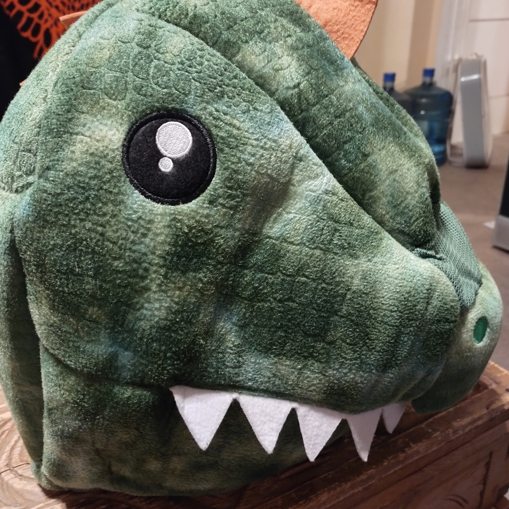 Dinosaur head costume